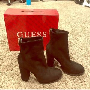 Guess Black Sock Booties